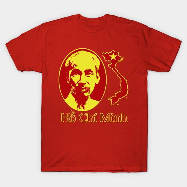 Hồ Chí Minh (Non-Yellow Background) T-Shirt by Proletariat Dressing Room